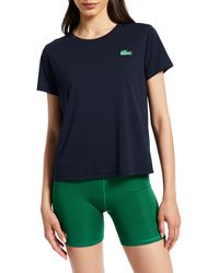 Lacoste - X Bandier Short Sleeve Performance Top - Lyst