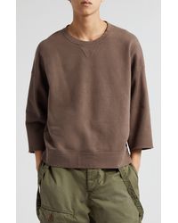 Visvim - Amplus Cotton Blend Fleece Sweatshirt - Lyst