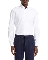 Thom Sweeney - Oxford Cotton Button-down Shirt - Lyst