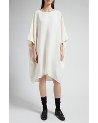 The Row - Abasi Wool & Silk Shift Dress - Lyst