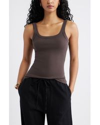 Open Edit - Rib Tank - Lyst