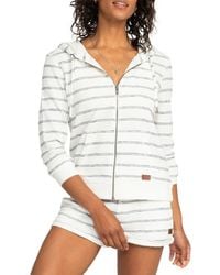 Roxy - Perfect Wave Stripe Hoodie - Lyst