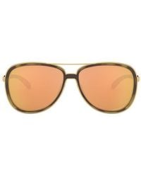 Oakley - Split Time 58Mm Prizm Polarized Pilot Sunglasses - Lyst