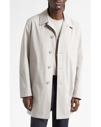 Herno - Dean Single Breasted Water Resistant Cotton Gabardine Trench Coat - Lyst