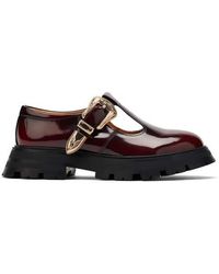 MARC NOLAN - Charli Leather Lug Mary Janes - Lyst