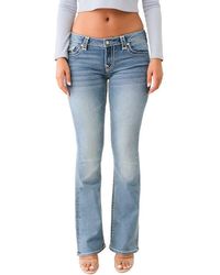 True Religion - Crystal Becca Straight Leg Jeans - Lyst