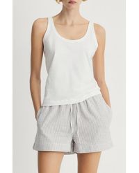 Mango - Two-Piece Stripe Short Pajamas - Lyst