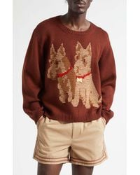 Bode - Scottie Wool Sweater - Lyst