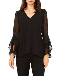 Chaus - Tulip Bell Sleeve Top - Lyst