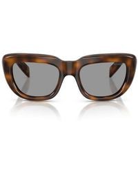 Prada - 54Mm Rectangular Sunglasses - Lyst