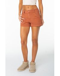 Roxy - Lost Treasure Cotton & Linen Shorts - Lyst
