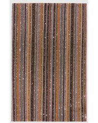 Missoni - Ribbed Lamé Viscose Stole With Sequins - Lyst