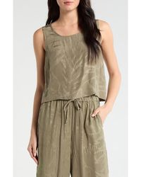 Splendid - Maven Jacquard Crop Tank - Lyst