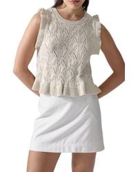 DELUC - Genoa Open Stitch Sweater Vest - Lyst