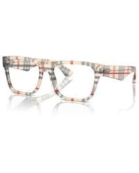 Burberry - 55Mm Square Optical Glasses - Lyst