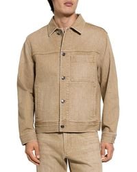 Theory - Tinted Denim Trucker Jacket - Lyst
