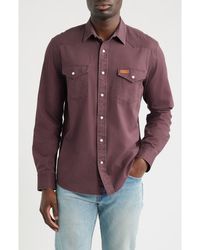 Pendleton - Dillon Cotton Twill Snap-Up Western Shirt - Lyst