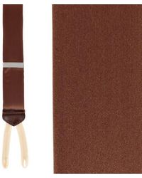 Trafalgar - Sutton Solid Color Silk Formal Suspenders - Lyst