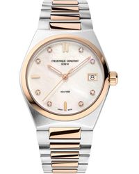 Frederique Constant - Highlife Diamond Quartz Bracelet Watch, 31Mm - Lyst