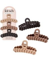 Kitsch - 3-Pack Assorted Chain Claw Clips - Lyst