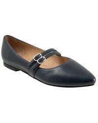 Trotters - Emerald Pointed Toe Mary Jane Flat - Lyst