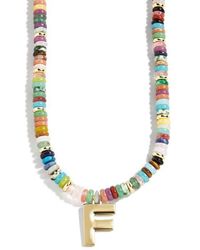 BaubleBar - Marcella Initial Necklace - Lyst