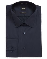 BOSS - Hank Slim Fit Dress Shirt - Lyst