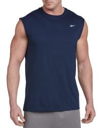 Reebok - Big & Tall Performance Jersey Tech Muscle Tee - Lyst