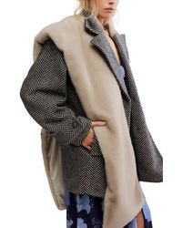 Free People - Snow Angel Faux Fur Scarf - Lyst