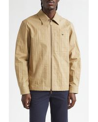 Burberry - Oakwell Cotton Jacquard Zip Jacket - Lyst