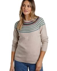 Weird Fish - Sinatra Patterned Knit Sweater - Lyst