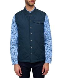 Brooklyn Brigade - Solid Quilted Puffer Vest - Lyst