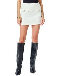 Endless Rose - Tweed Miniskirt - Lyst