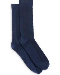 Harbor Bay by DXL - Big & Tall Continuous Comfort 2-Pk Casual Socks - Lyst
