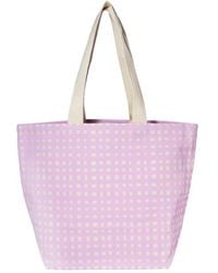 DANCE HAPPY - Micro Grid Wide Tote Bag - Lyst