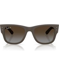 Ray-Ban - Mega Wayfarer Liteforce 50Mm Polarized Square Sunglasses - Lyst