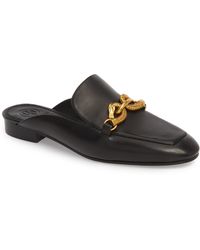 tory burch black mules