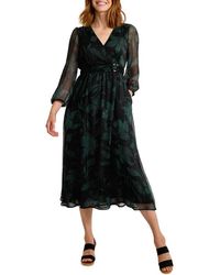 Tommy Bahama - Bloom Beauty Metallic Long Sleeve Maxi Dress - Lyst