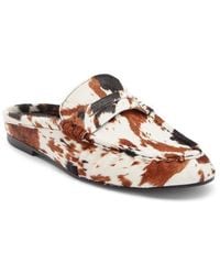 Steve Madden - Rafe Genuine Calf Hair Loafer Mule - Lyst