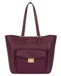 Luis Steven - Classic Tote With Front Lock - Lyst
