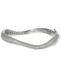 Nadri - Alma Pavé Organic Hinge Bracelet - Lyst