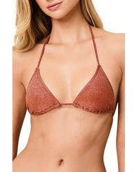 Solid & Striped - The Iris Triangle Bikini Top - Lyst