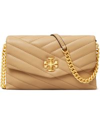 Tory Burch - Kira Chevron Quilted Leather Wallet On A Chain - Lyst
