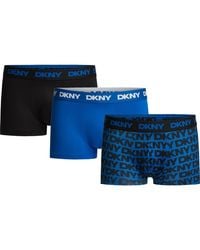 DKNY - 3-Pack Ultralight Microfiber Mesh Trunks - Lyst
