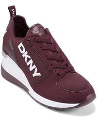 DKNY - Cait Wedge Sneaker - Lyst
