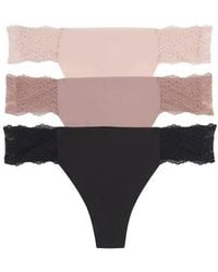B.tempt'd - B.Bare Assorted 3-Pack Thong - Lyst