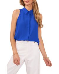 Vince Camuto - Sleeveless Button-up Shirt - Lyst