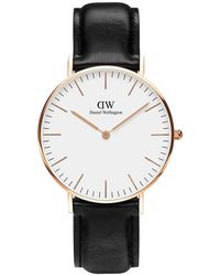 Daniel Wellington - Classic Sheffield Leather Strap Watch, 36Mm - Lyst