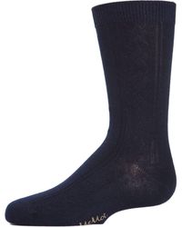 Memoi - Argyle All Over Crew Socks - Lyst