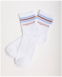 augustnoa - The Best Striped Ankle Sock - Lyst